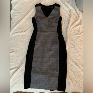 V neck dress